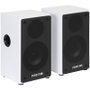Fonestar class-220b Altavoces activos 2.0 blancos, 2x45W RMS, 60-20000Hz, BT 5.0, línea aux, RCA, mando a distancia